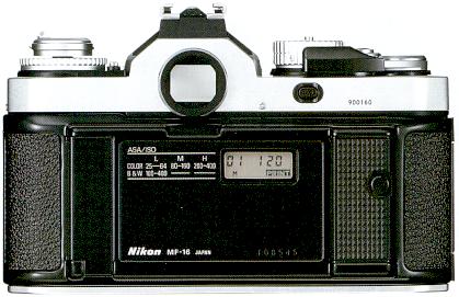 ����������� Nikon FM3a �� ������� ���������� ������� MF-16.