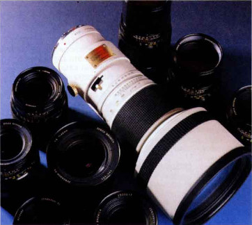 Набор «родной» фирменной оптики для среднеформатной зеркальной фотокамера Zenza Bronica GS-1.